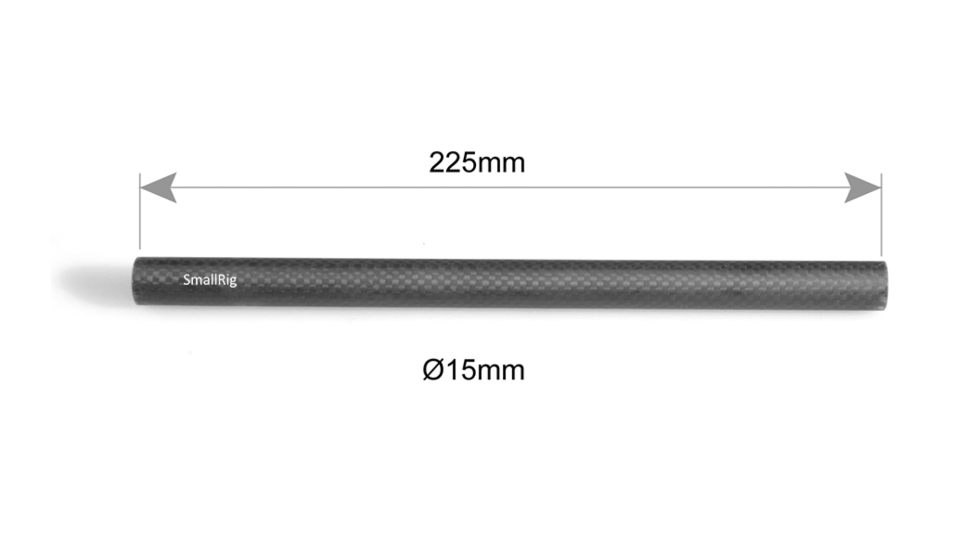 SmallRig 15mm Rods (Pair, Carbon Fibre, 9") 1690