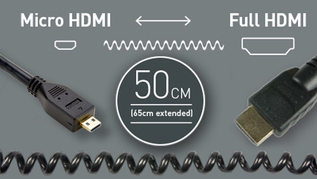 Atomos HDMI Cable - Micro Straight to Full (50cm)