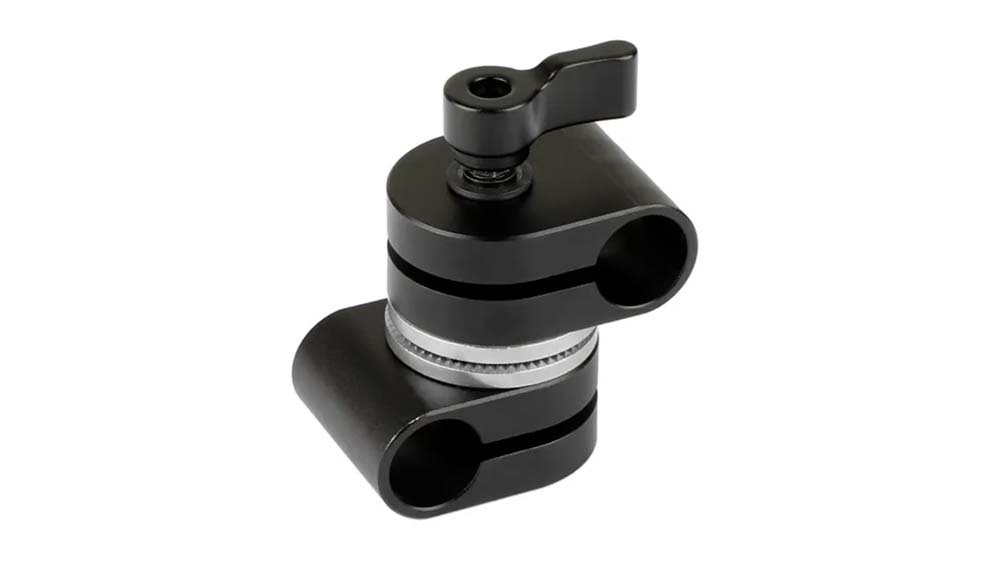 CAMVATE Adjustable 15mm Dual Rod Adapter With ARRI Rosette