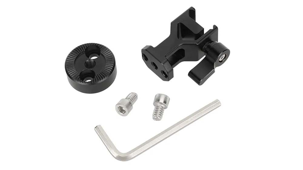 CAMVATE NATO Clamp to ARRI Rosette Adapter Extension Mount