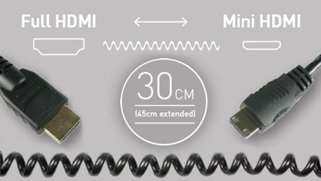 Atomos HDMI Cable – Full to Mini (30cm)