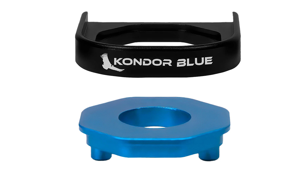 Kondor Blue Arri Pin Anti Twist Cradle for Mini Quick Release Plates (Space Grey)