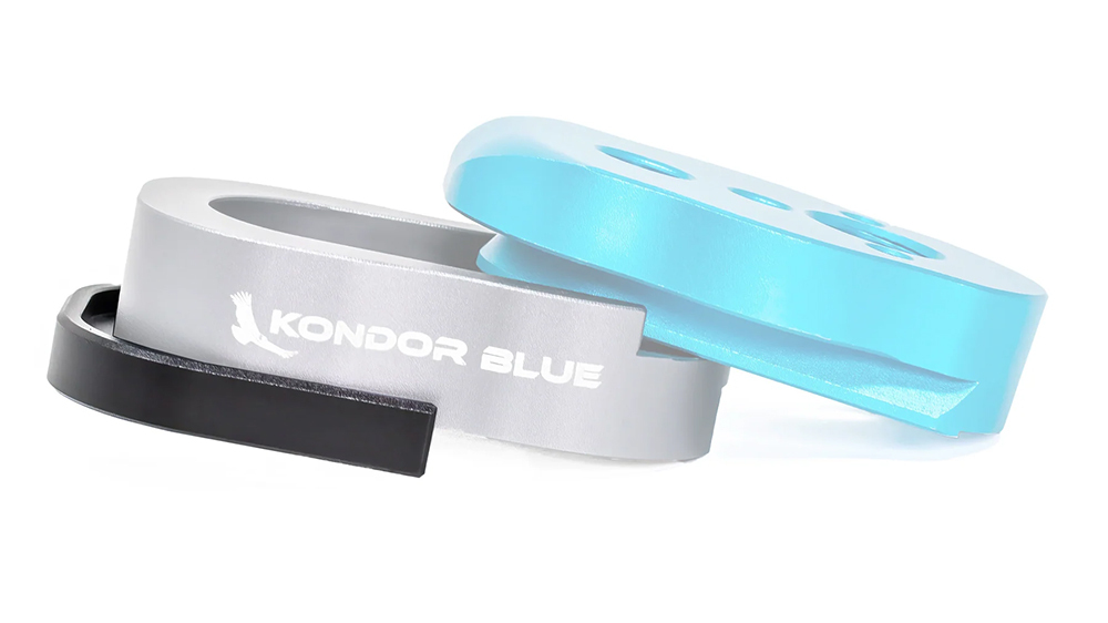 Kondor Blue Arri Pin Anti Twist Cradle for Mini Quick Release Plates (Space Grey)