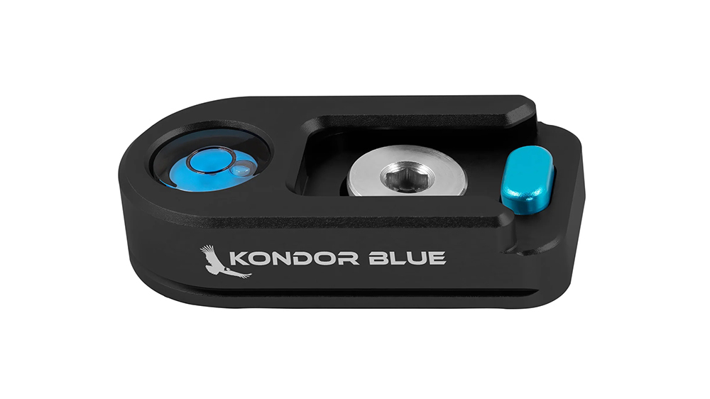 Kondor Blue Bubble Level Cold Shoe With Safety Release