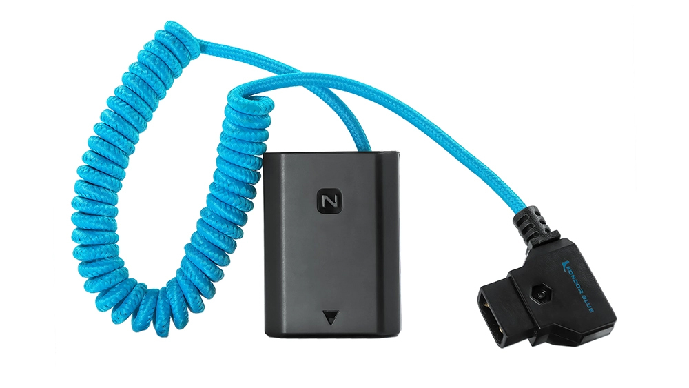 Kondor Blue D-Tap To Sony a7SIII/a7IV NP-FZ100 Dummy Battery Cable (KB_DT_SA7S_DB)