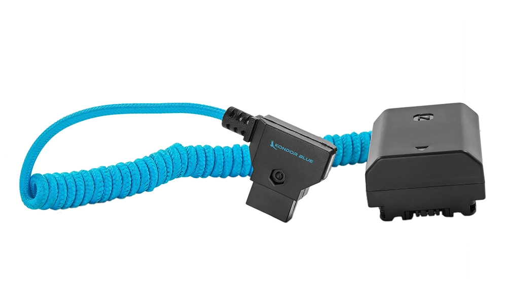 Kondor Blue D-Tap To Sony a7SIII/a7IV NP-FZ100 Dummy Battery Cable (KB_DT_SA7S_DB)