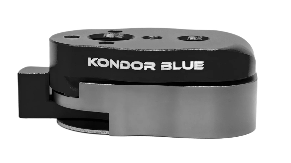 Kondor Blue Mini QR Plate For Monitors, Arms, Accessories (Raven Black)