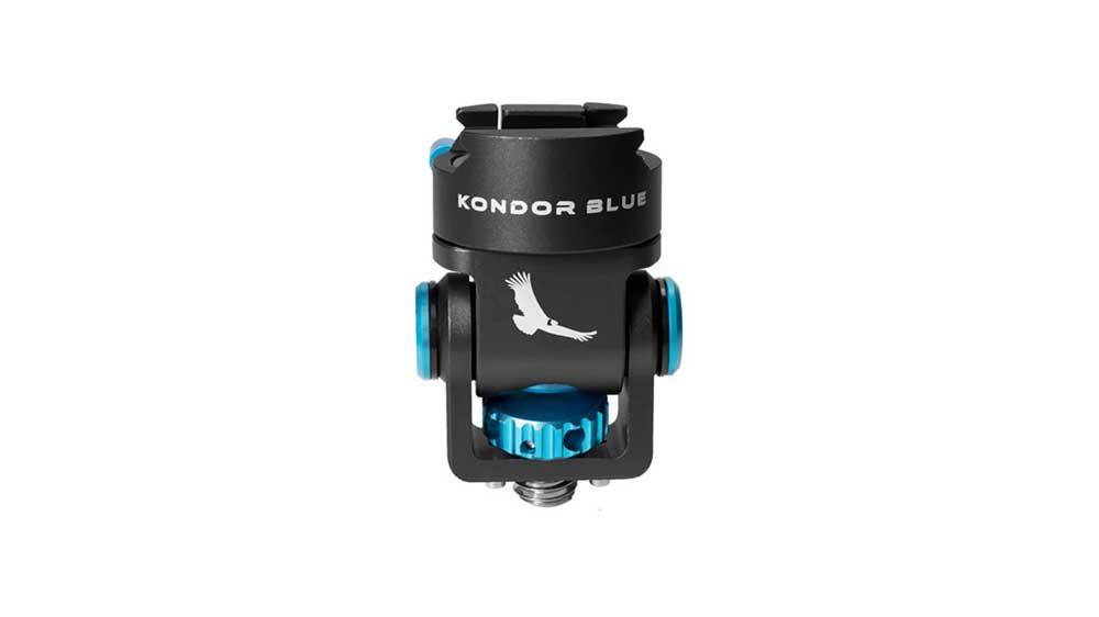 Kondor Blue Swivel tilt monitor mount with ARRI pin (pan/tilt) NATO clamp version (black)