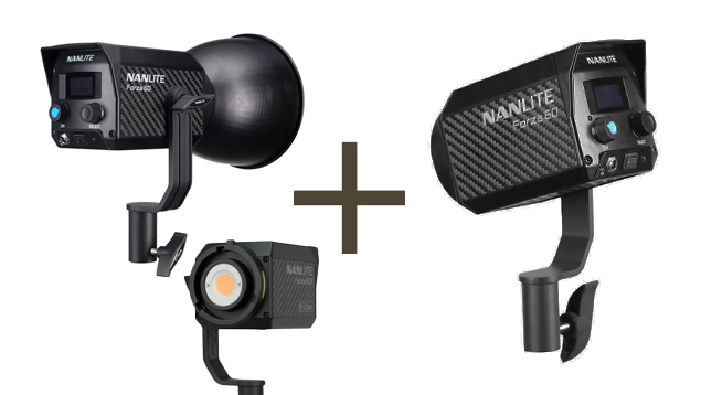 NanLite Forza 60 COB LED MonoLight (Daylight) x3