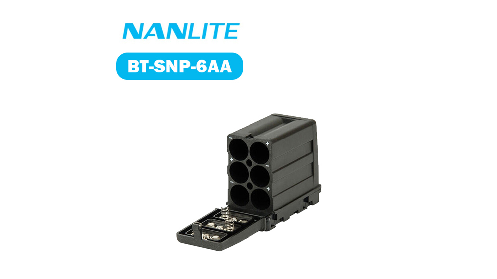 Nanlite BT-SNP-6AA 6 x AA to NP-F Battery Adaptor