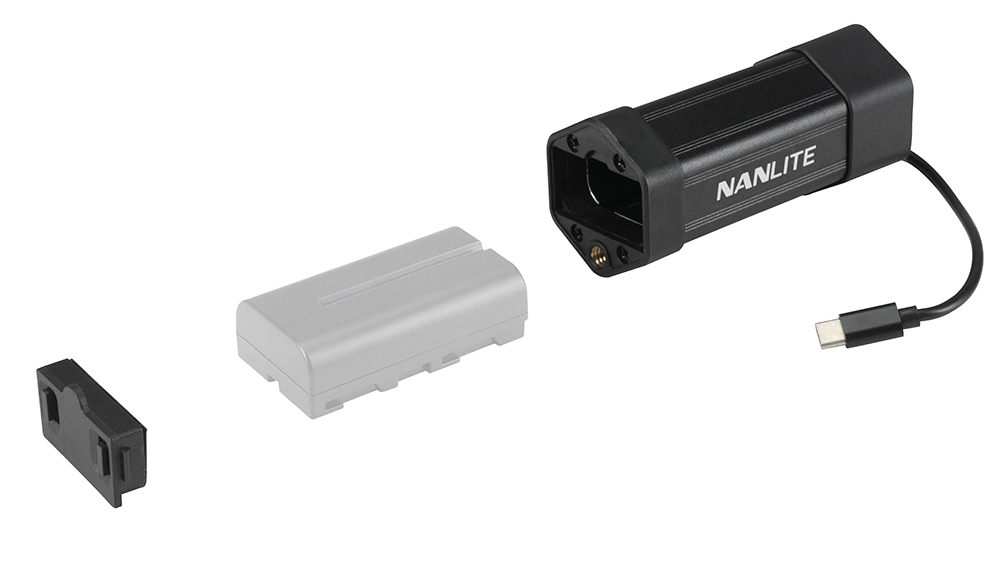 Nanlite NP-F550 Battery Grip With USB-C Cable