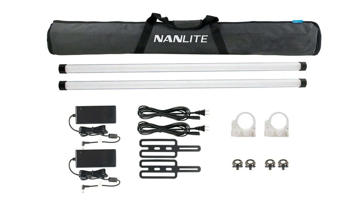 Nanlite PavoTube II 30X 4' RGBWW LED Pixel Tube with Internal Battery (2 KIT)