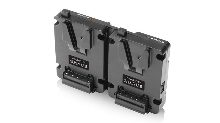 SHAPE Dual V-Mount Hot Swap Mini Battery Plate (DVHMP)