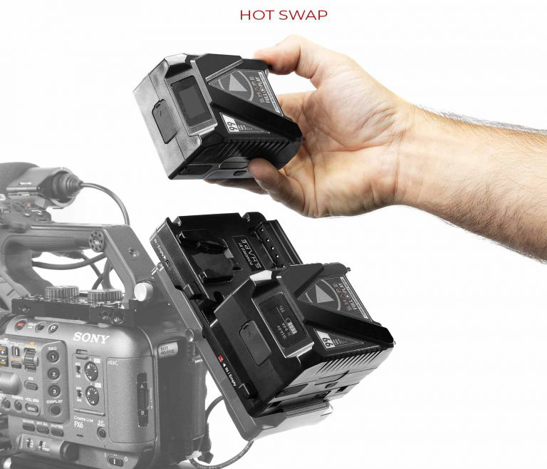 SHAPE Dual V-Mount Hot Swap Mini Battery Plate (DVHMP)