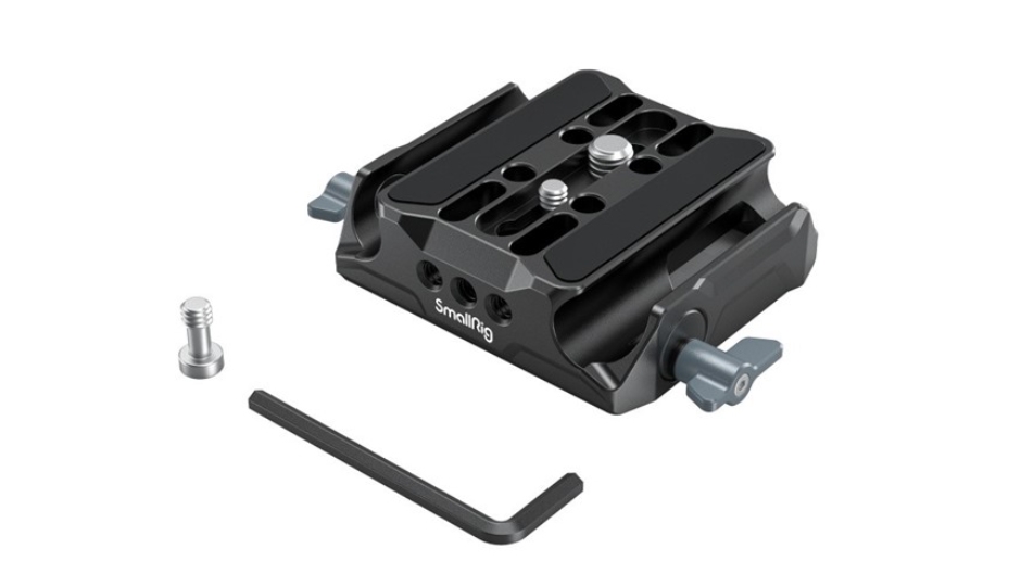 SmallRig 3357 Universal LWS Baseplate with Dual 15mm Rod Clamp