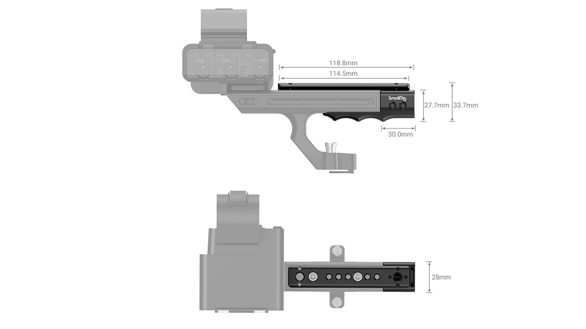 SmallRig MD3490 Sony FX3 XLR Handle Extension Rig