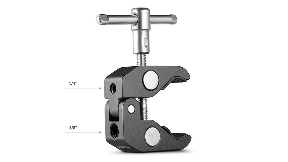 SmallRig Super Clamp with 1/4" & 3/8" Thread (2pcs Pack) 2058