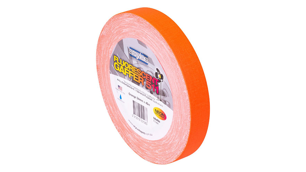 Stylus 511 Cloth Tape 24mm x 45m (Fluoro Orange)