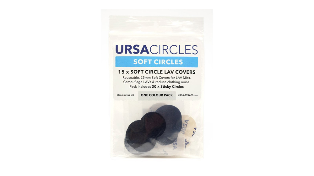 Ursa Straps Ursa Circles 15 x Soft Circle Lav Covers (Black)