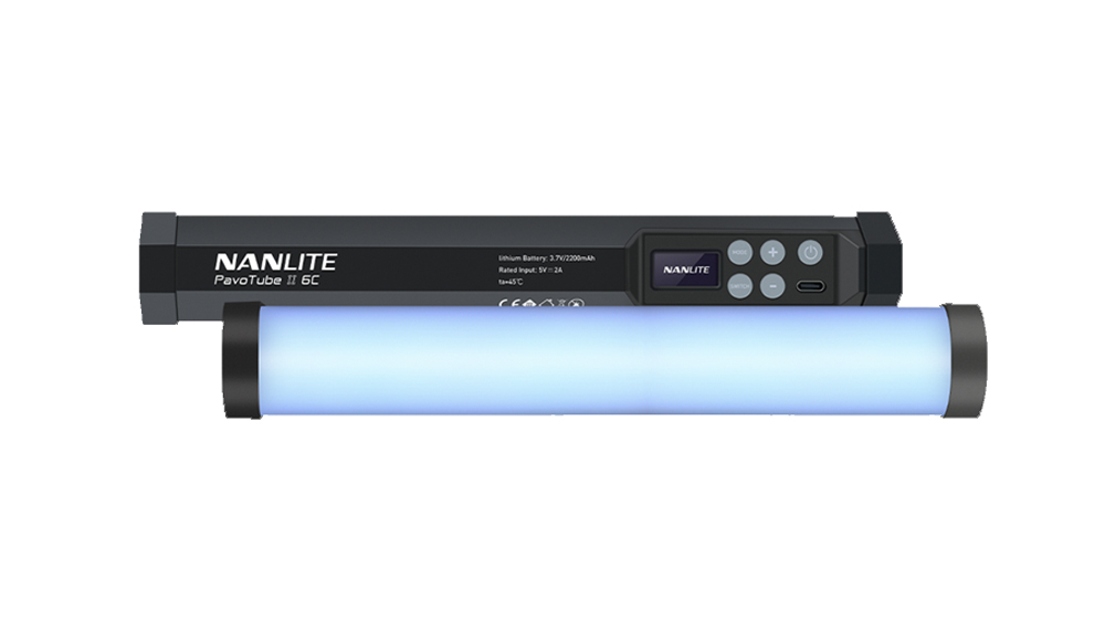 NanLite PavoTube II 6C RGBW LED Tube with Internal Battery (25cm) x1