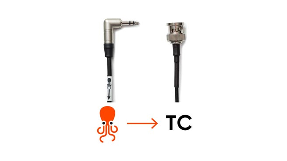 Tentacle to straight BNC Timecode cable